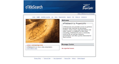 Desktop Screenshot of etitlesearch.com